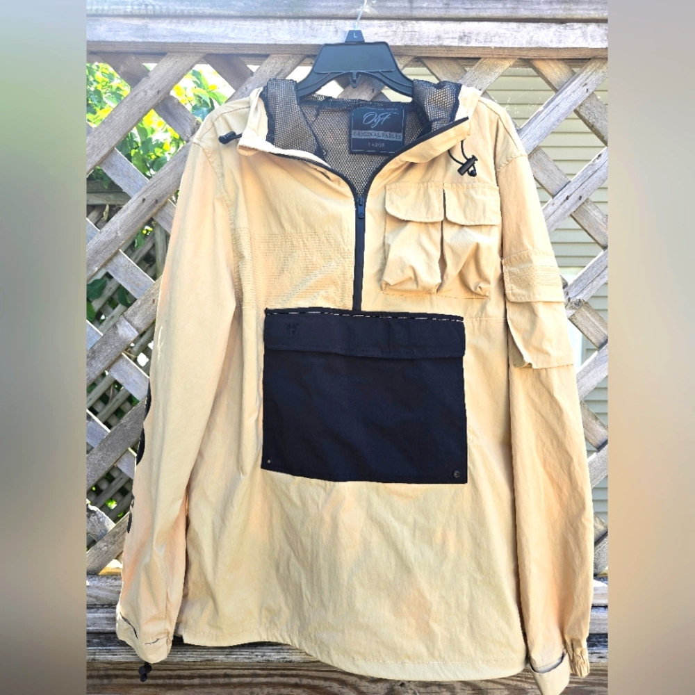 Original Fables Men's Beige and Black Jacket